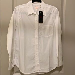 Levi’s Boyfriend Fit White Classic Shirt
